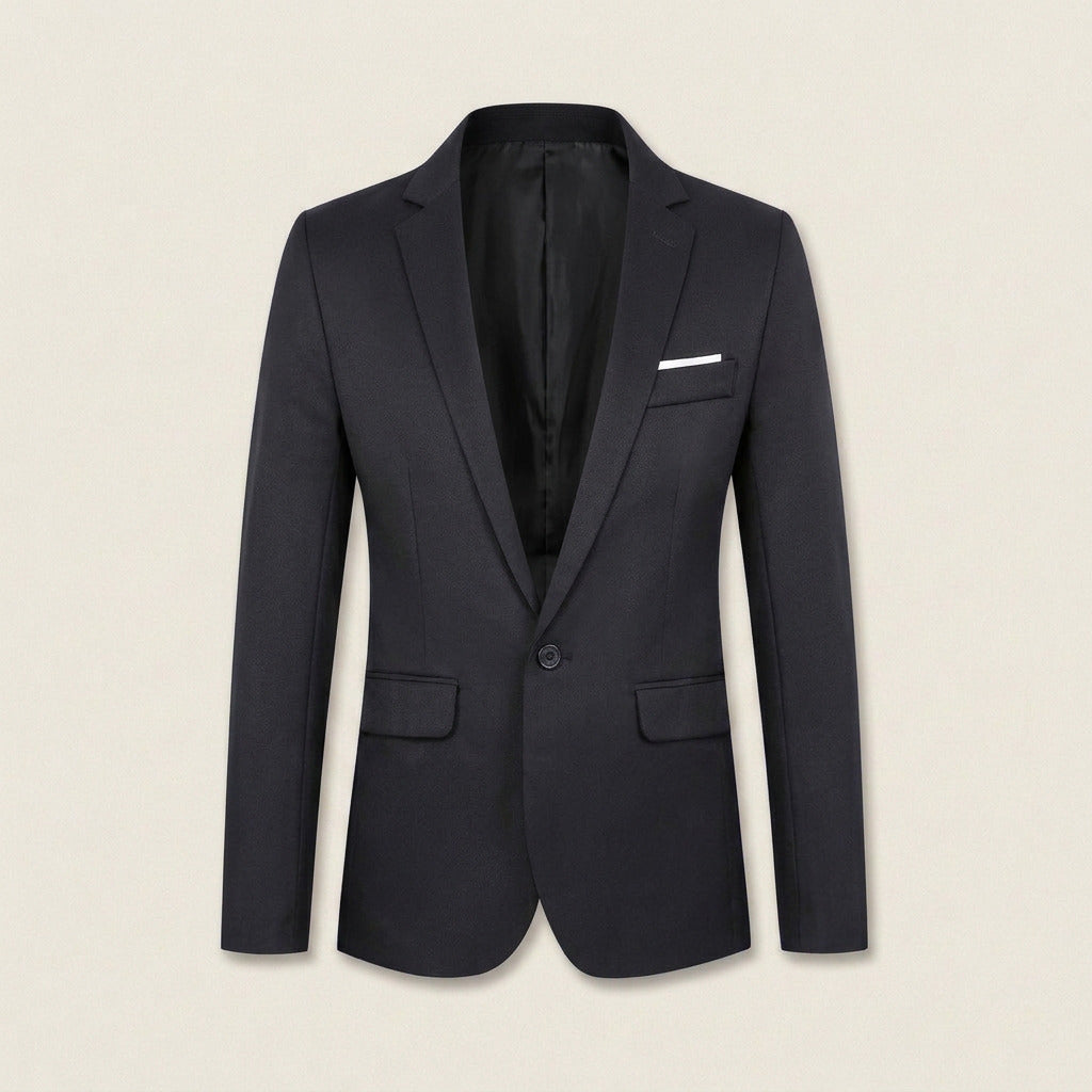 Hilario | Americana Slim Fit de Un Botón con Solapas para Hombre