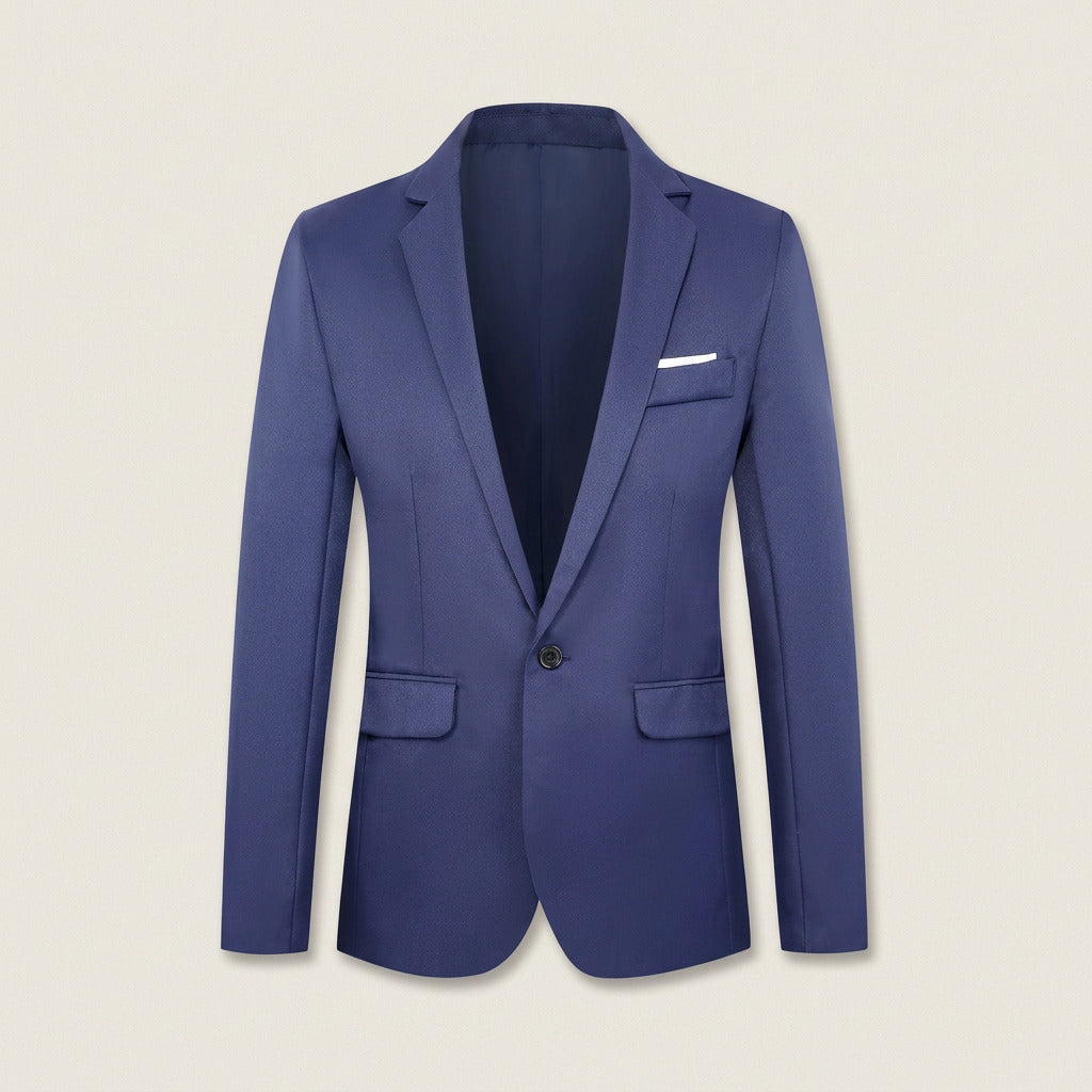 Hilario | Americana Slim Fit de Un Botón con Solapas para Hombre