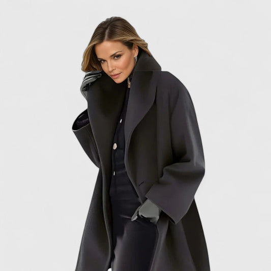 Abrigo elegante mujer minimalista cortavientos