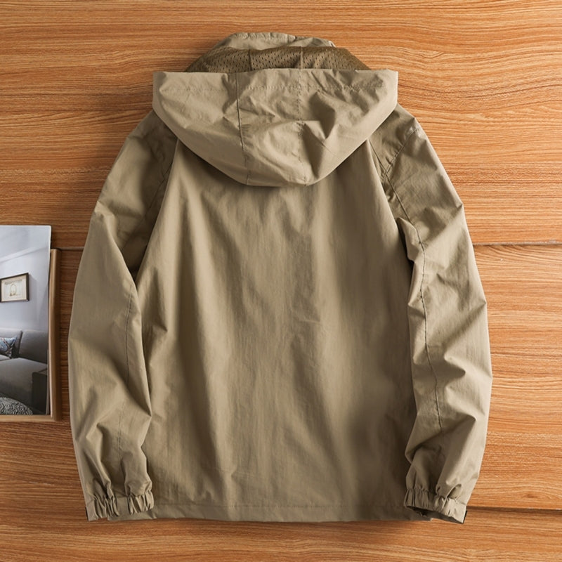 Jorge | Chaqueta Repelente al Agua con Capucha Desmontable para Hombre