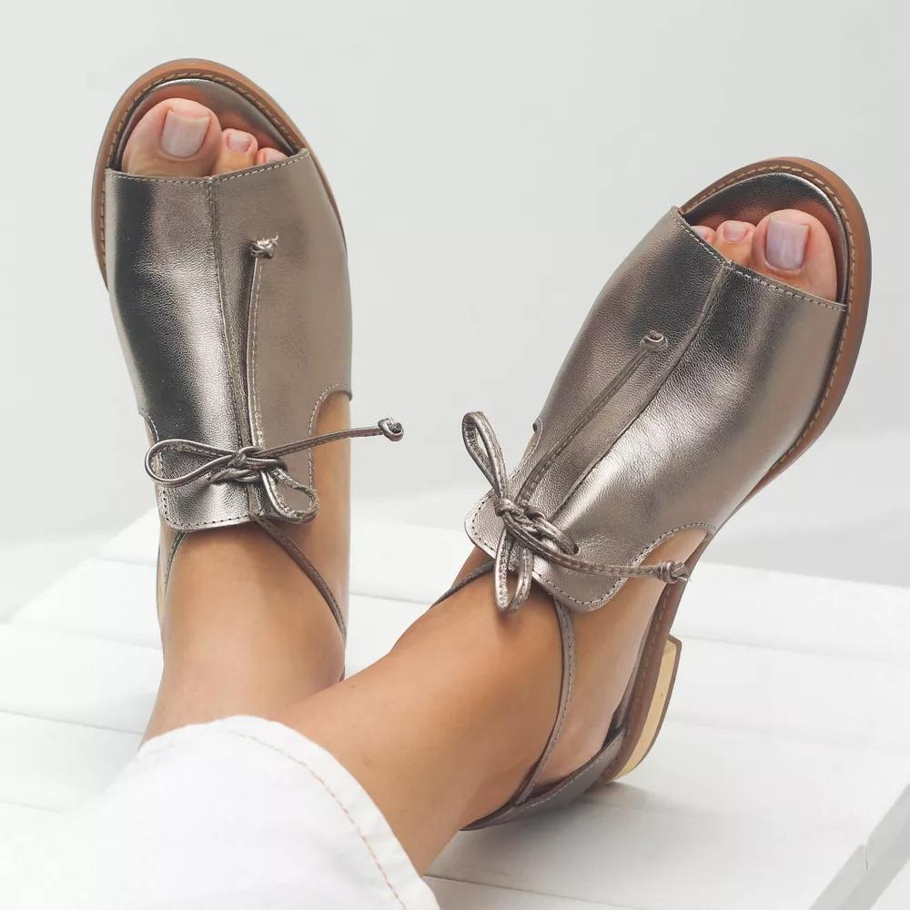 Lilliana – Sandalias de Cuero Estilo Pulsera