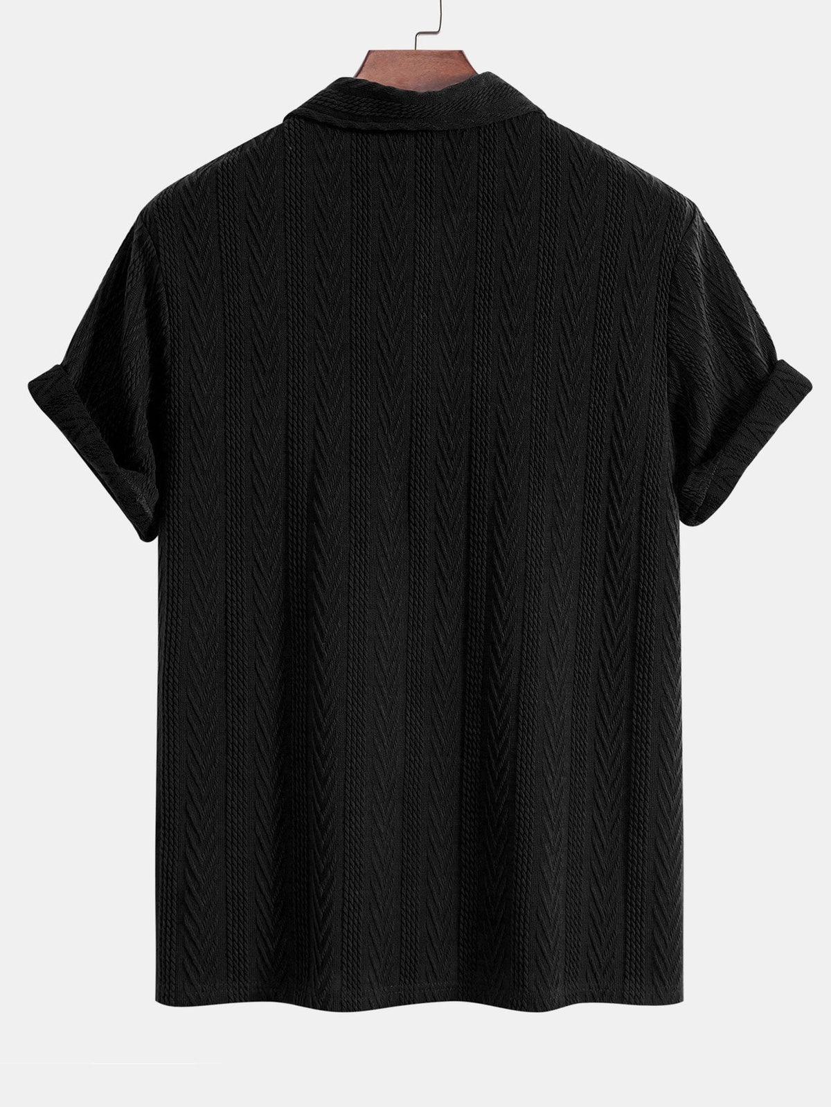 Polo de Punto Jacquard Geométrico