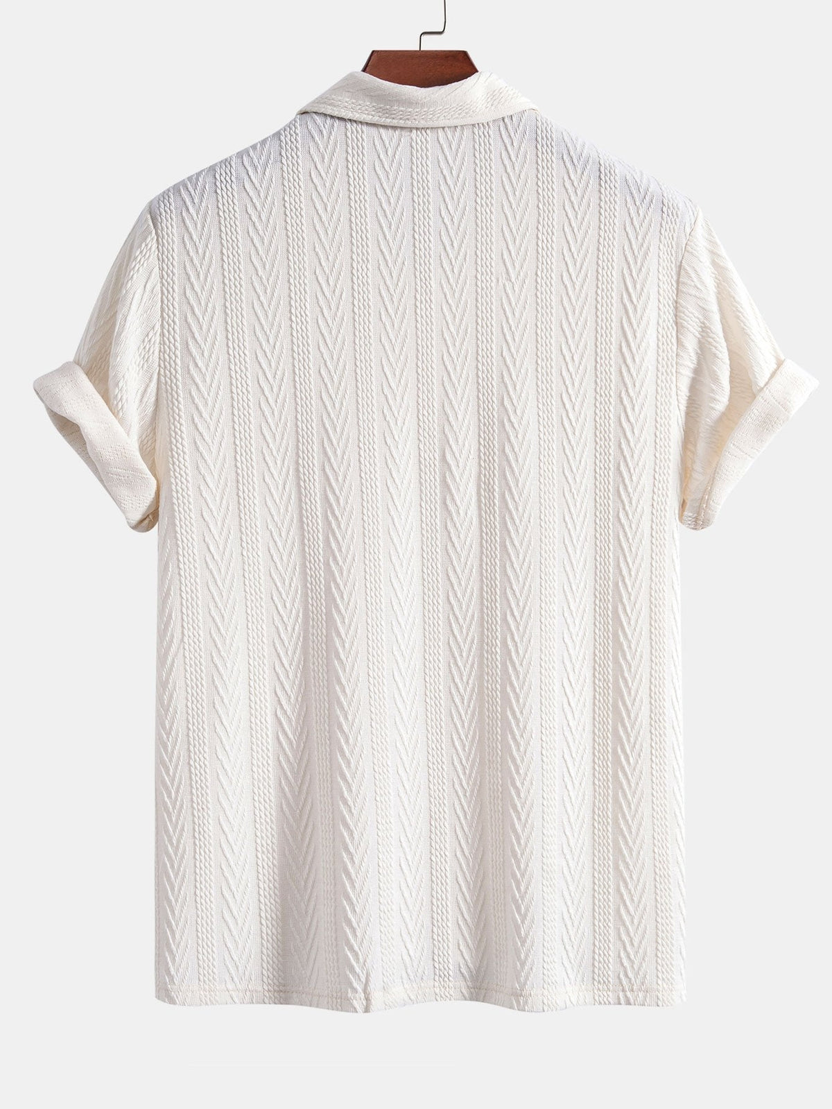 Polo de Punto Jacquard Geométrico