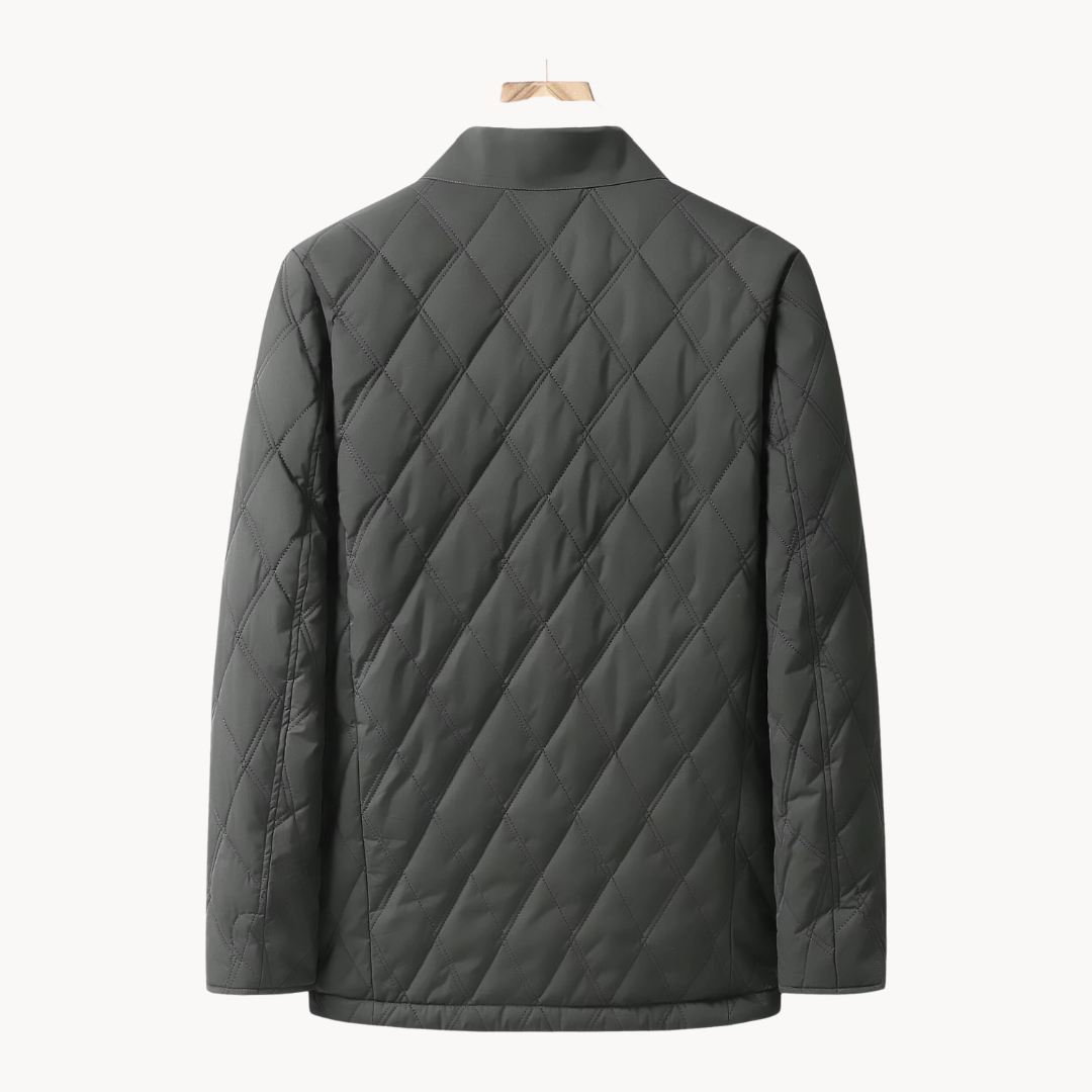 Chaqueta acolchada de hombre con cuello camisero - imagen 3