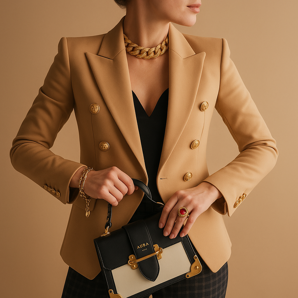 Blazer Larga de Mujer de Corte Recto - vista 3