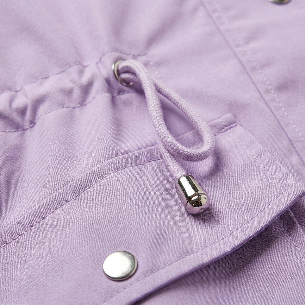 Magdalena | Parka Ligera con Capucha y Cintura Ajustable para Mujer