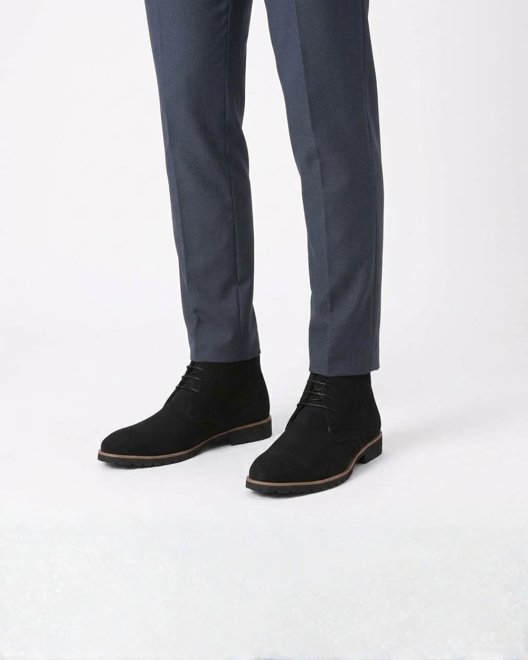 Mario | Botines Chukka de Hombre Efecto Ante con Cordones