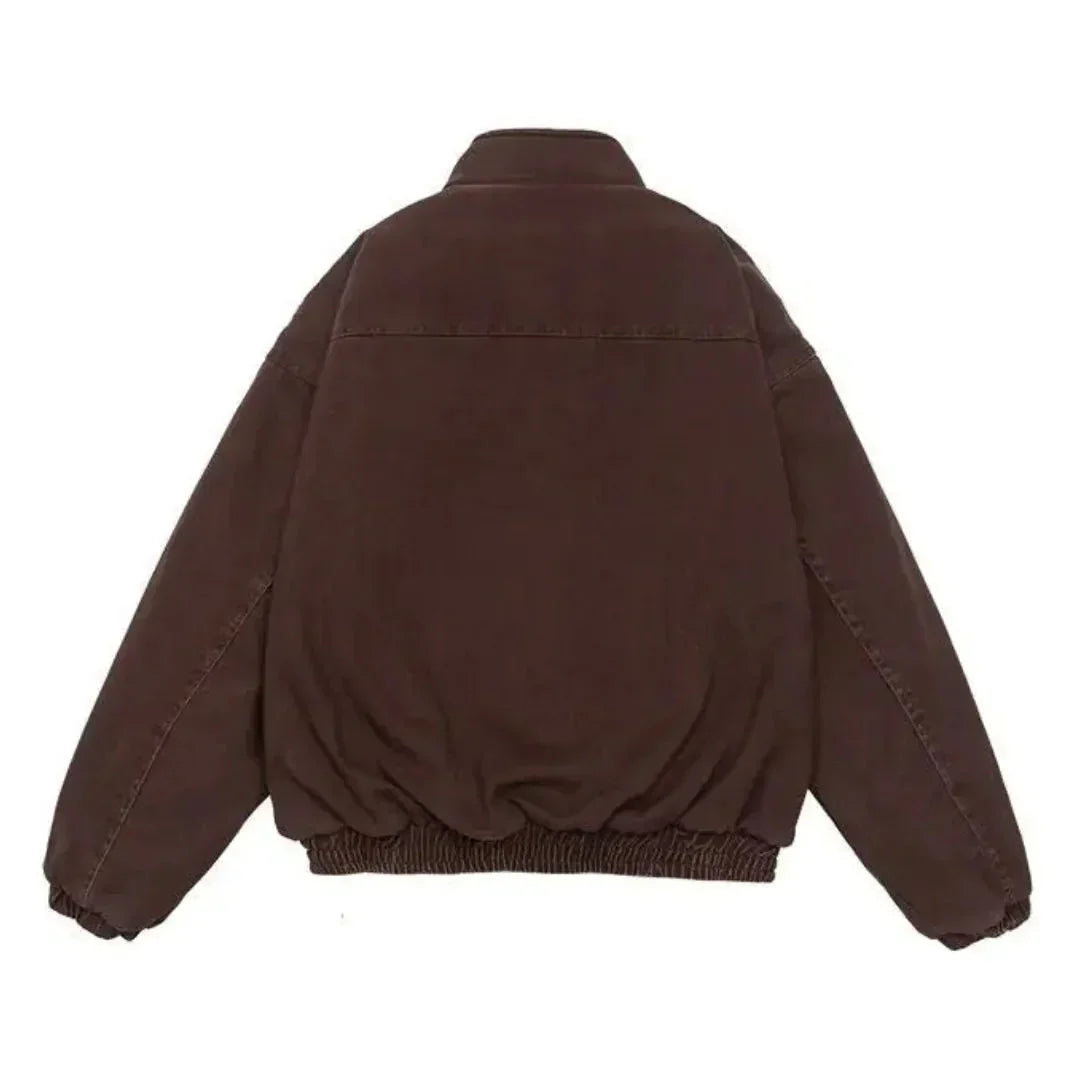 Martín | Cazadora Bomber con Forro de Borreguito y Cuello Alzado para Hombre