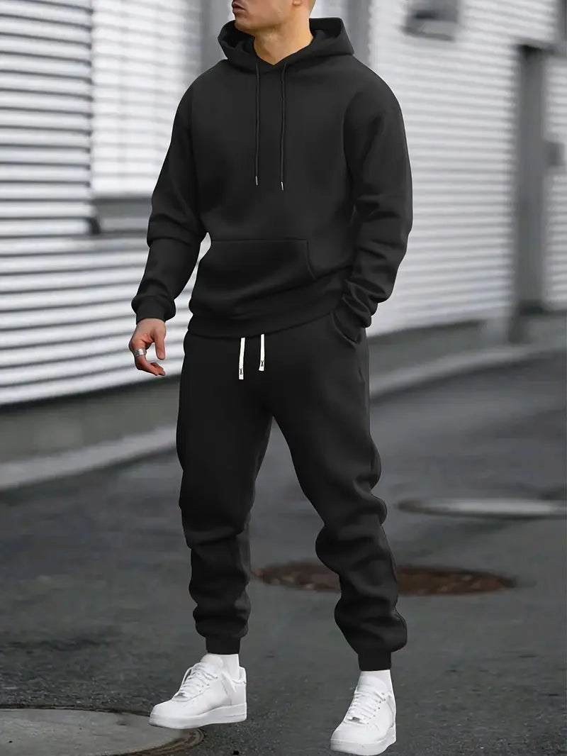 Chándal de hombre con sudadera con capucha y jogger - imagen 2