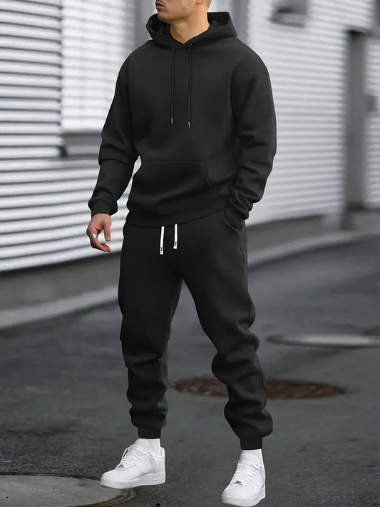 Chándal de hombre con sudadera con capucha y jogger - imagen 2