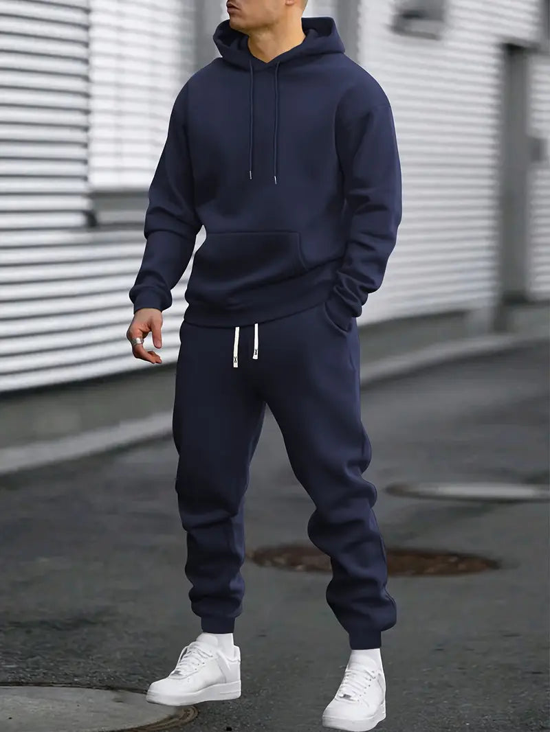 Chándal de hombre con sudadera con capucha y jogger - imagen 3