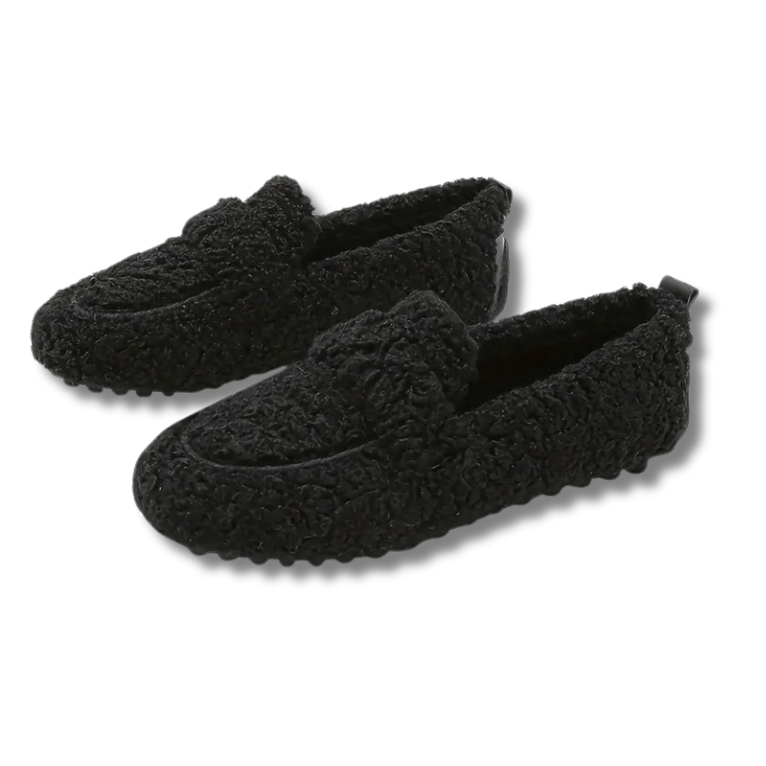 Piedad | Zapatillas de Casa Tipo Mocasín de Borreguito Antideslizantes