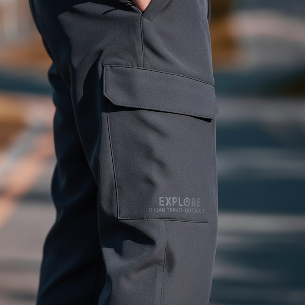 Samuel | Pantalón Cargo Softshell de Hombre con Forro Polar