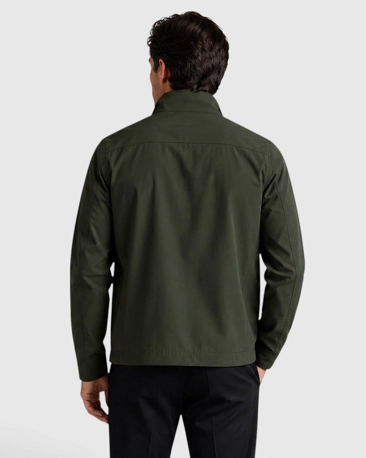 Sancho | Chaqueta de Hombre con Cuello Alto y Cremallera Frontal - vista 8