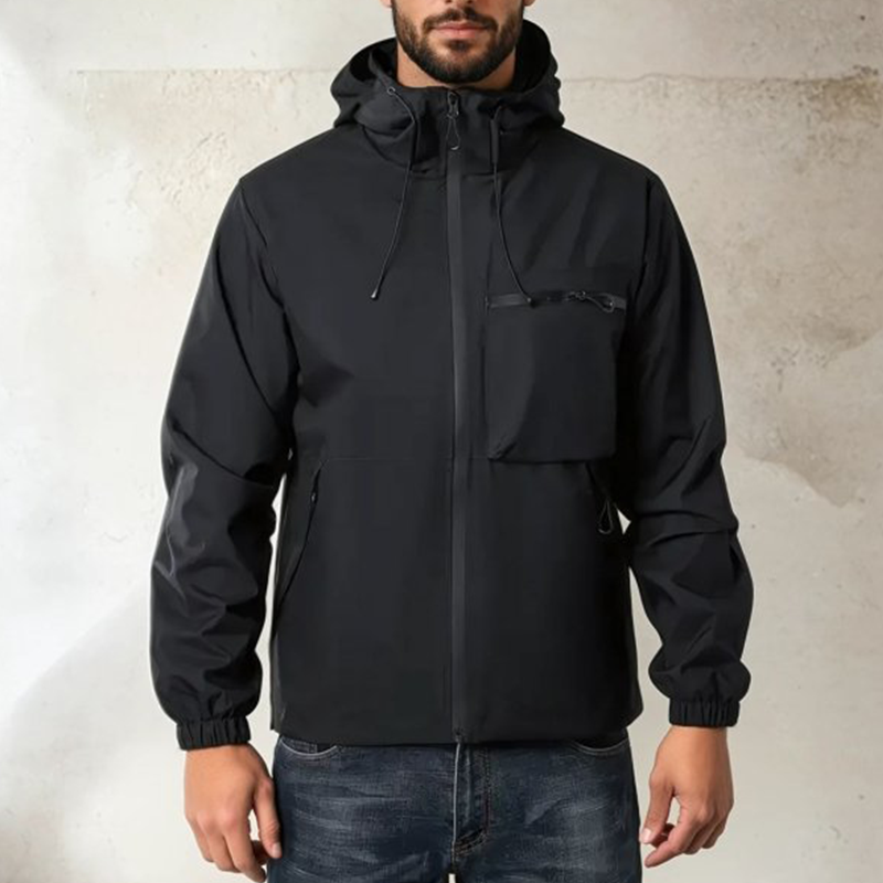 Chaqueta impermeable 3 en 1 hombre con bolsillos