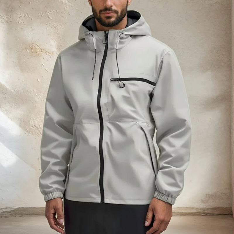 Chaqueta impermeable 3 en 1 hombre con bolsillos