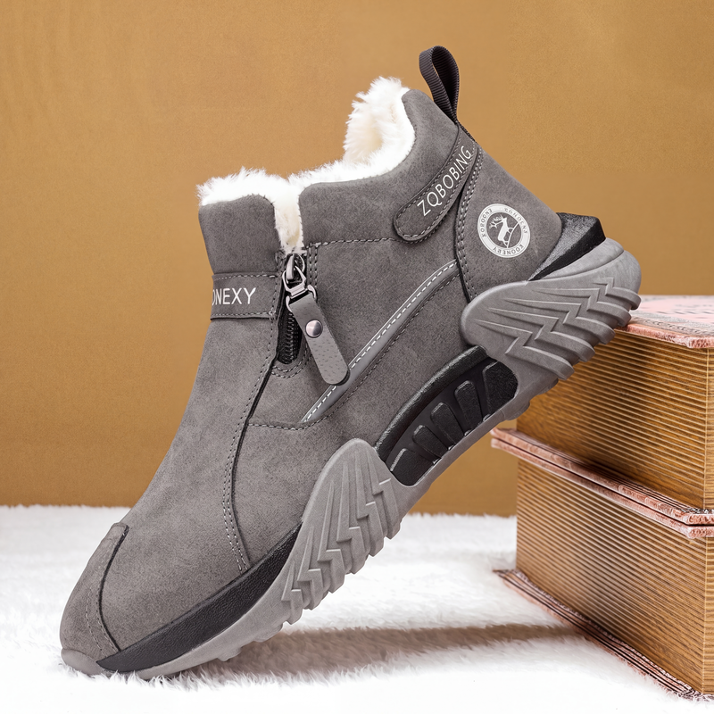 Zapatillas de invierno hombre forradas con cremallera