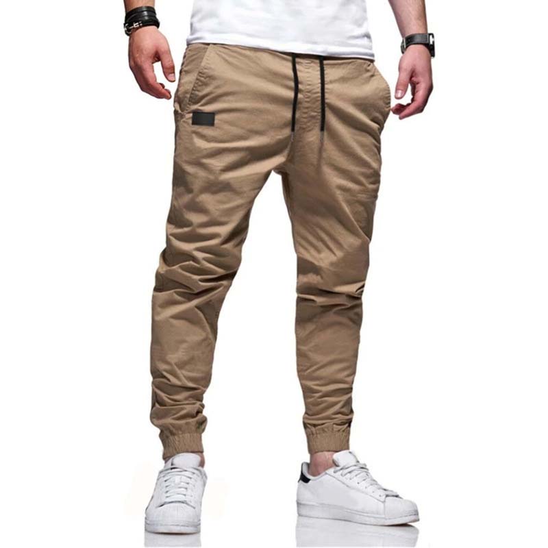 Pantalón jogger hombre con cordón y bolsillos