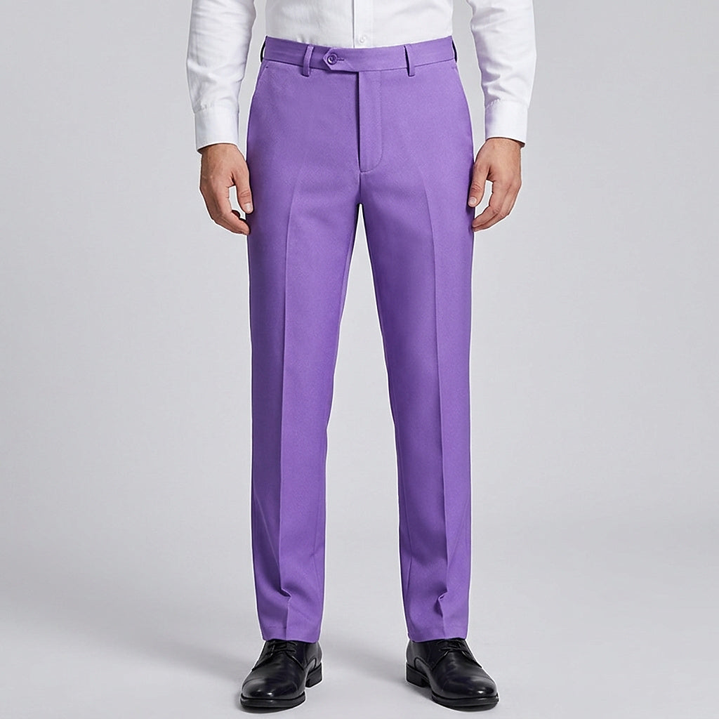 Víctor | Pantalón de Vestir de Hombre Slim con Raya Marcada - vista 2