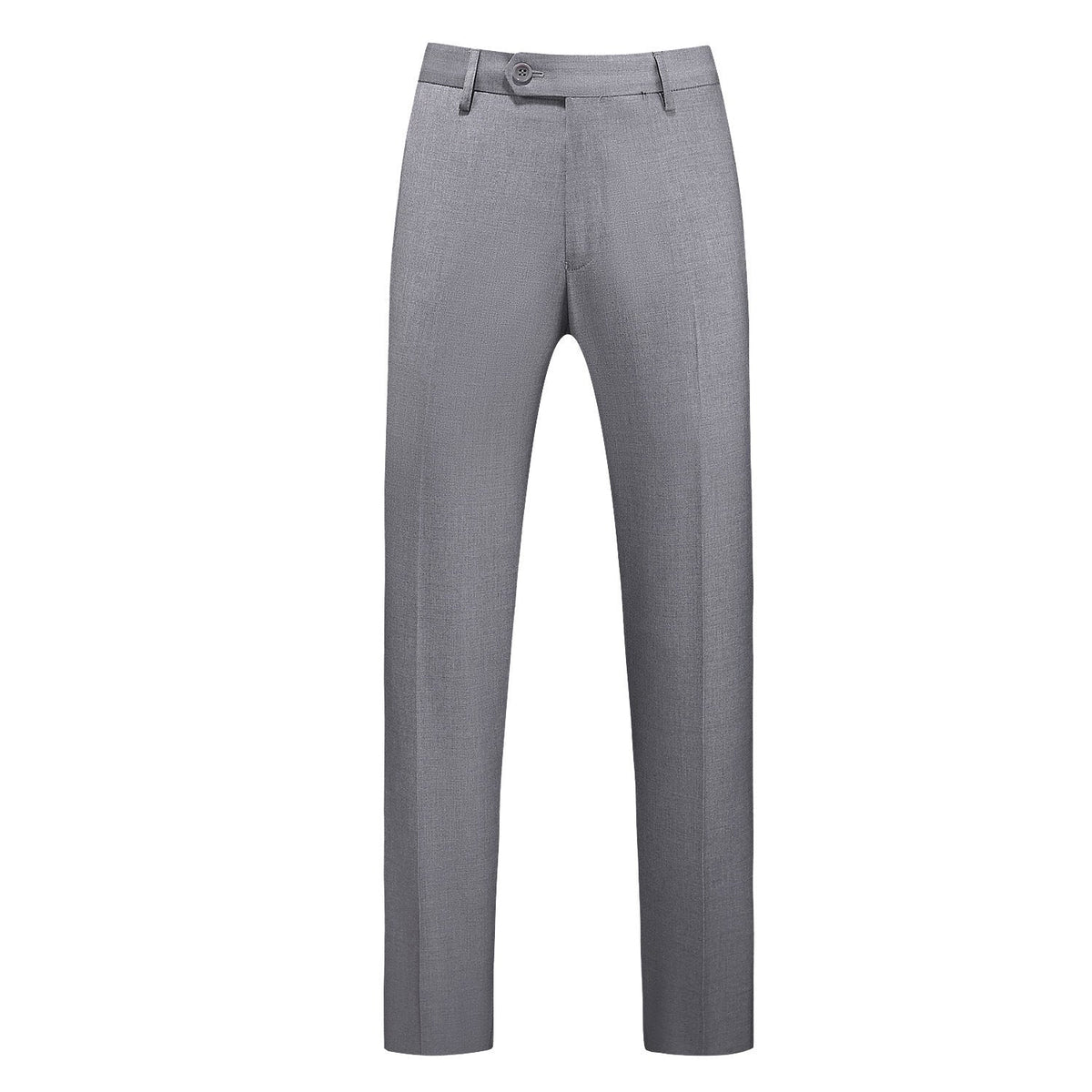 Víctor | Pantalón de Vestir de Hombre Slim con Raya Marcada - Gris