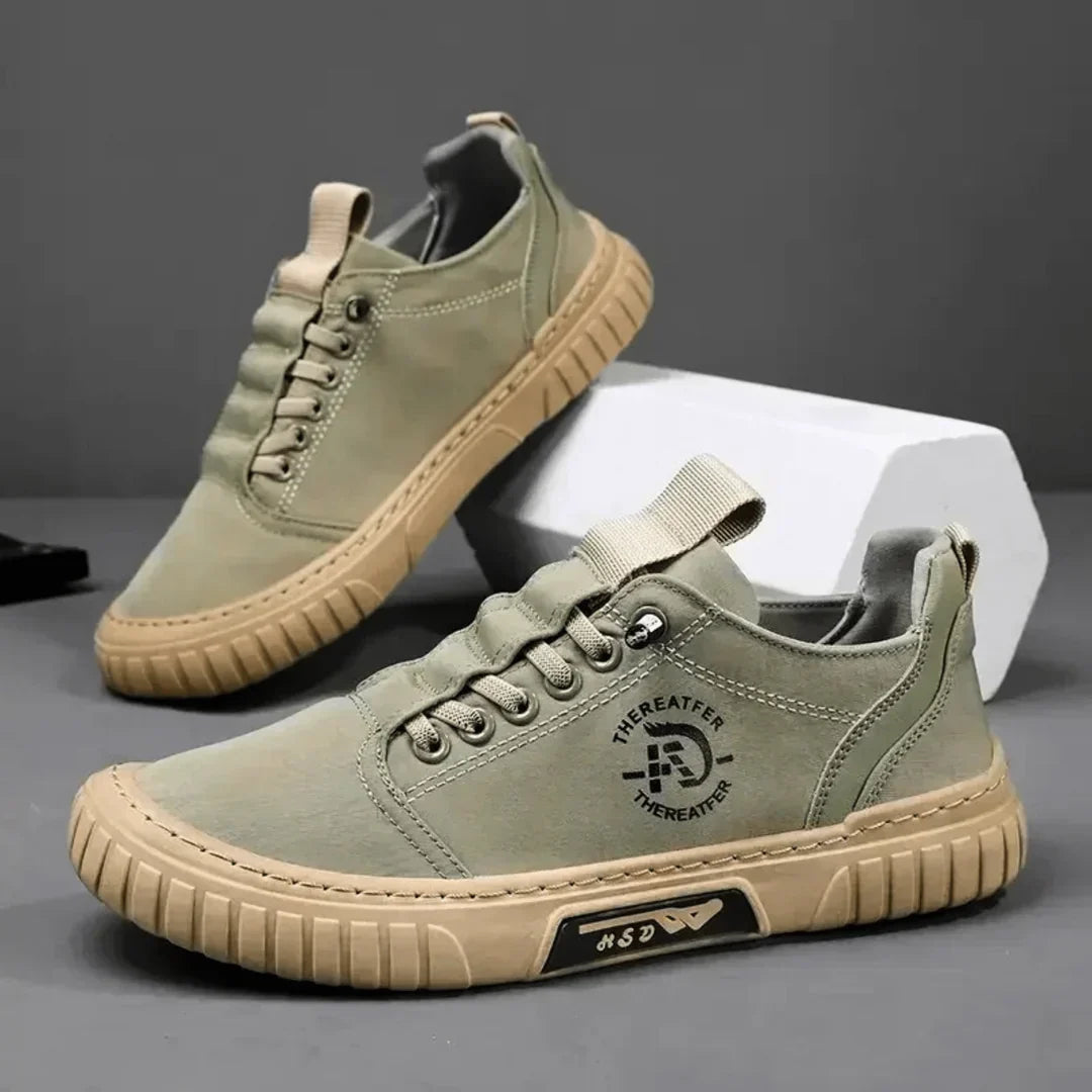 Zapatillas urbanas hombre sin cordones transpirables