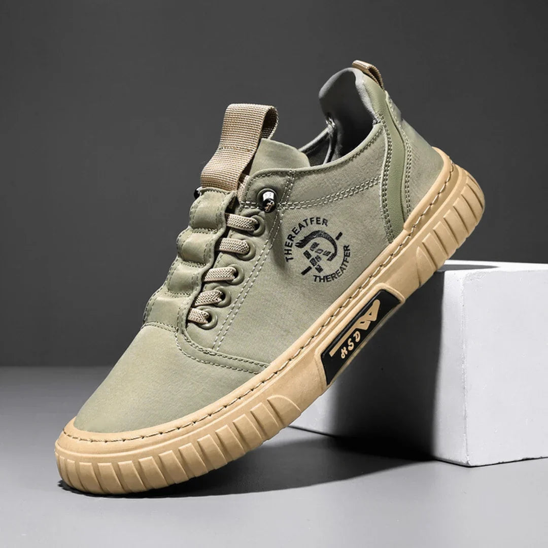 Zapatillas urbanas hombre sin cordones transpirables