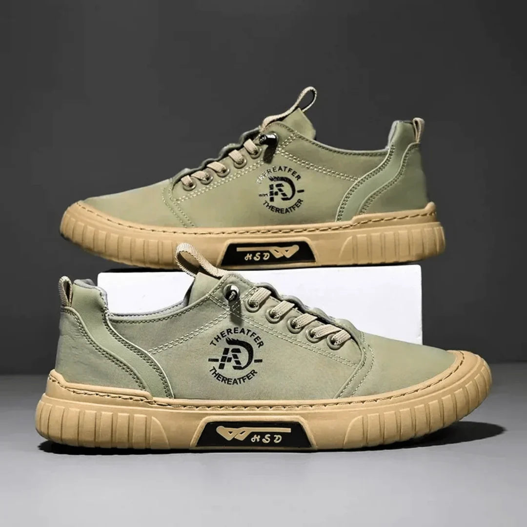 Zapatillas urbanas hombre sin cordones transpirables