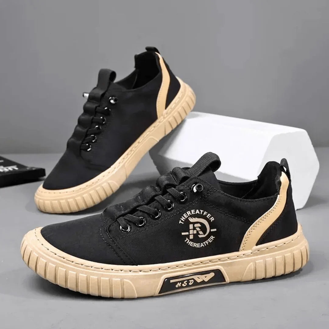 Zapatillas urbanas hombre sin cordones transpirables