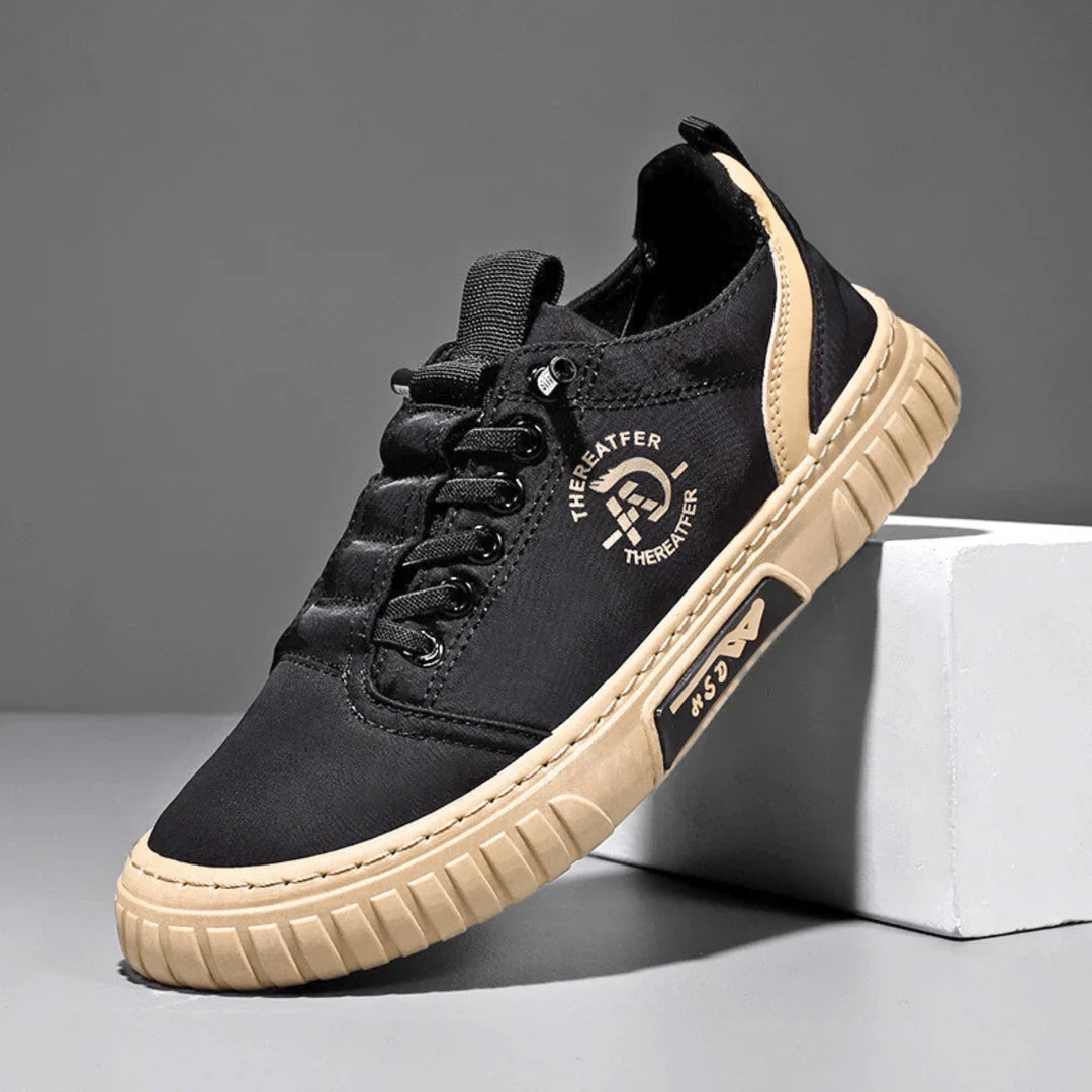 Zapatillas urbanas hombre sin cordones transpirables