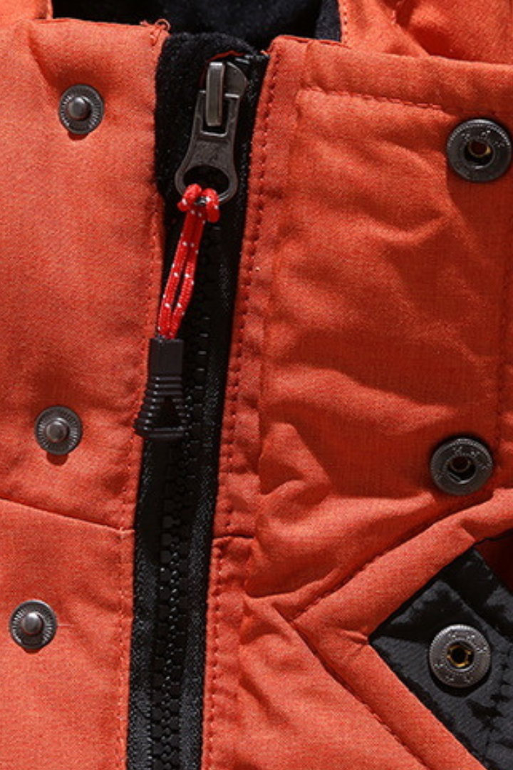 Parka acolchada de hombre con capucha - imagen 3